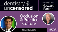 508 Occlusion and Practice Culture with Steven Feit : Dentistry Uncensored with Howard Farran