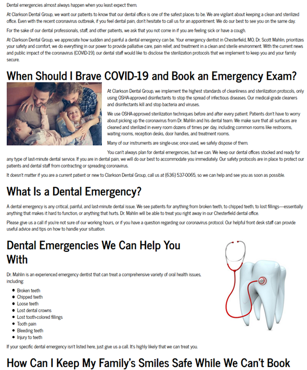 Marketing Emergency Dental Services during the Coronavirus Pandemic